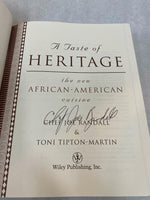 A Taste of Heritage the New African-American Cuisine Chef Joe Randall Autograph