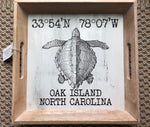 Oak Island Vintage Sea Turtle Tray