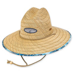 Caribbean Joe Men's Hat 4" Brim Tropical Lining, SPF50