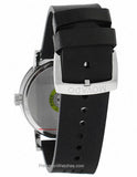 Movado Mens Museum Sport Watch - Black Museum Dial - Black Rubber Strap