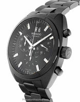 Movado Mens Datron Chronograph - Black Dial and PVD Bracelet - Large Date Window