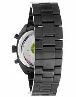 Movado Mens Datron Chronograph - Black Dial and PVD Bracelet - Large Date Window