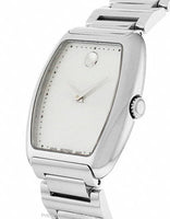 Movado Ladies Concerto Watch - White MOP Dial - Stainless Steel Tonneau Case