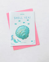 Feeling Smitten - Shell Yea! Bath Card -  Sulfate Free