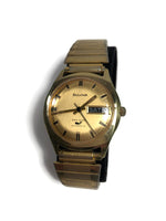 Bulova Sea King Automatic Whale 1969 32mm Goldtone - Stretch Band