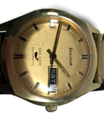 Bulova Sea King Automatic Whale 1969 32mm Goldtone - Stretch Band