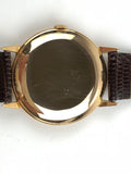 Vintage Pre-Owned Circa 1946 IWC Mens Watch - 18K Yellow Gold - Leather Strap