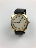 Pre-Owned Unique Fiumi Gold Watch - Cartier Strap - Cabochon Blue Sapphire Crown