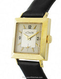 Pre-Owned Le Coultre 14K Yellow Gold Art Deco Style Dress Watch - Leather Strap