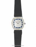 Pre-Owned Movado 17 Jewel Manual Wind Mens Watch - Diamonds and 14K White Gold