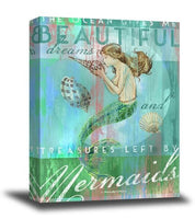 Patrick Reid O'Brien, 16" x 20" Mermaid Beautiful Dreams Canvas Glicee Print