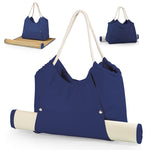 Picnic Time - Cabo Beach Tote with Mat - Navy