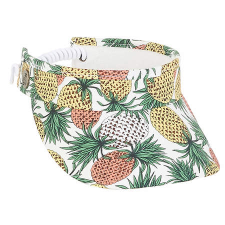 Pineapple Visor, Caribbean Joe BRIM 3.5"